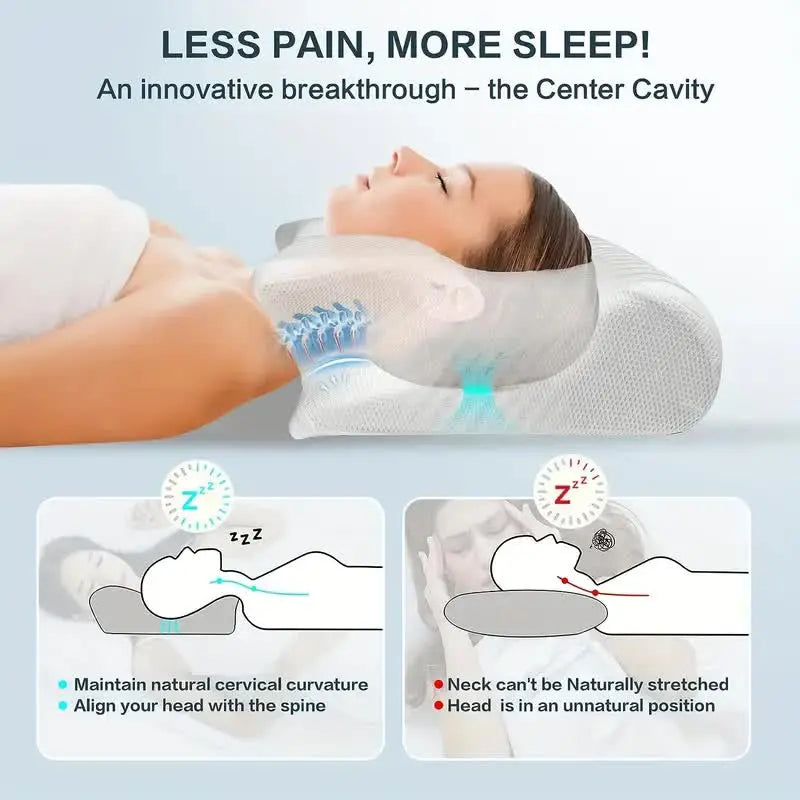 Manova™ Ergonomisch kussen met memory foam | 50% KORTING