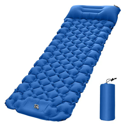 SleepCamp - Snel opblaasbaar matras met geïntegreerd hoofdkussen | 50% KORTING