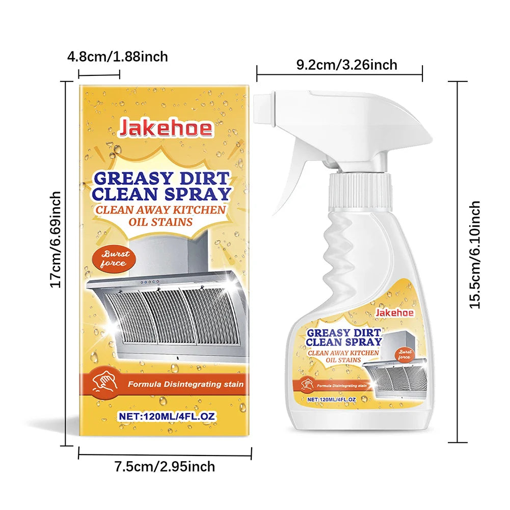 GreaseOff Pro™ – Krachtige keukenolie- en vetverwijderaar spray 120 ml | 1+1 GRATIS