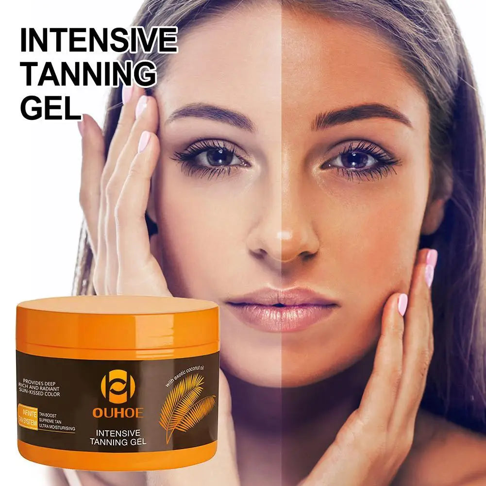SunGlow™ 150g – Natuurlijk Bruin Zonder Zon in Slechts Enkele Minuten | 1+1 GRATIS