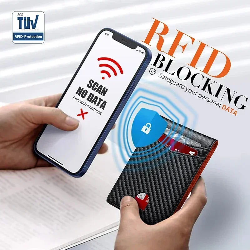 CarbonGuard™ – Slanke Portemonnee met RFID | 1+1 GRATIS