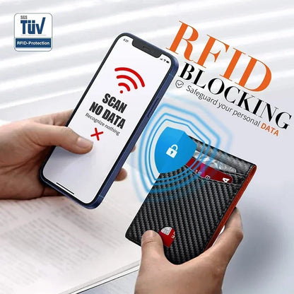 CarbonGuard™ – Slanke Portemonnee met RFID | 1+1 GRATIS