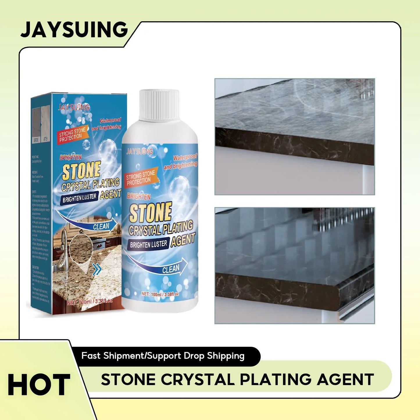 StoneClean™ – Effectieve steenvlekverwijderaar 100 ml | 1+1 GRATIS