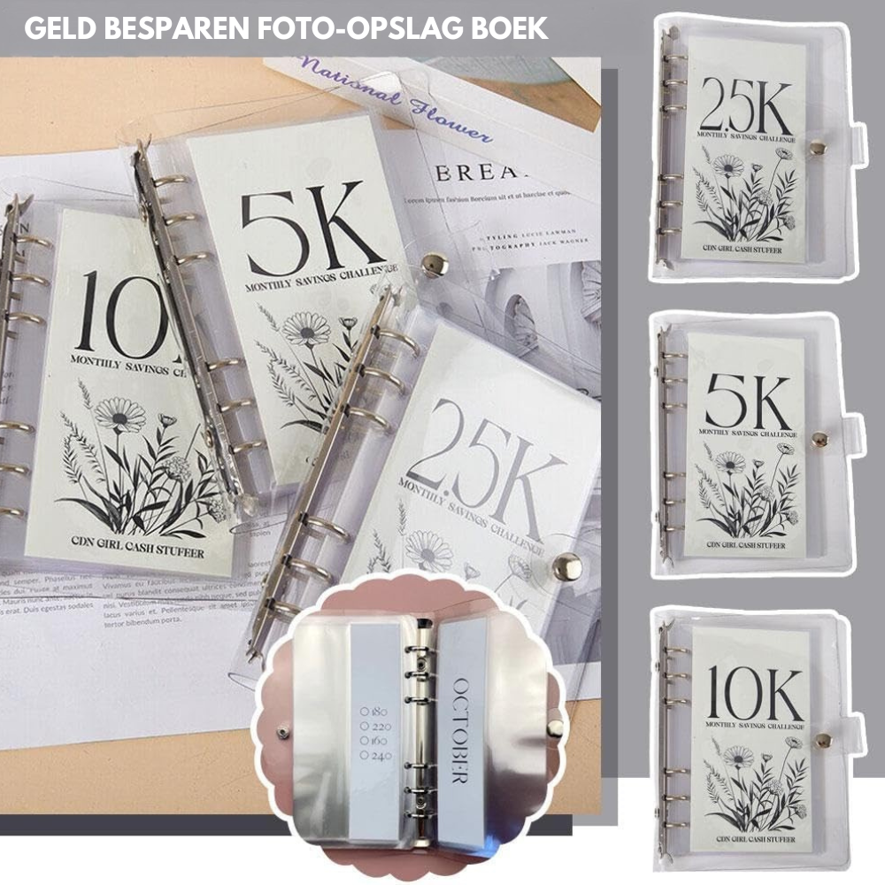 FlexiSaver – Multifunctioneel Spaarboekje | 1+1 GRATIS