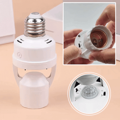 SmartSense™ – Bewegingsgeactiveerde E27-lampfitting | 1+1 GRATIS