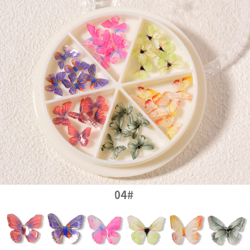 Driedimensionale acryl mini vlinder（30 stuks）