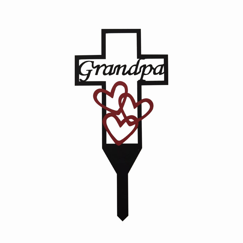 Variant image for Begraafplaatskruis - Duurzaam Herinneringssymbool voor Moeders met Roos-6