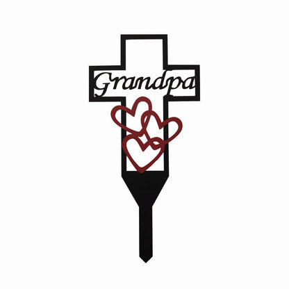 Variant image for Begraafplaatskruis - Duurzaam Herinneringssymbool voor Moeders met Roos-6