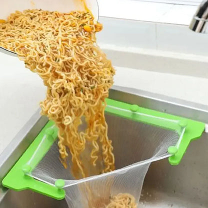 CleanSink™ – Driehoekig Afvalfilter voor Efficiënte Afvalscheiding | 1+1 GRATIS