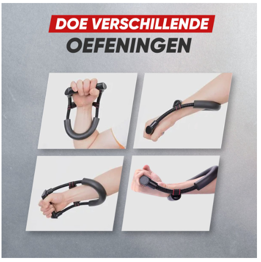 Underarm Grip™ - Onderarm en Pols Trainer - Verstelbaar - Bekend van TikTok