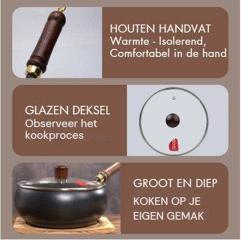 Stoviron™ – Klassieke Gietijzeren Pan met Moderne Warmtevasthouding | 50% KORTING