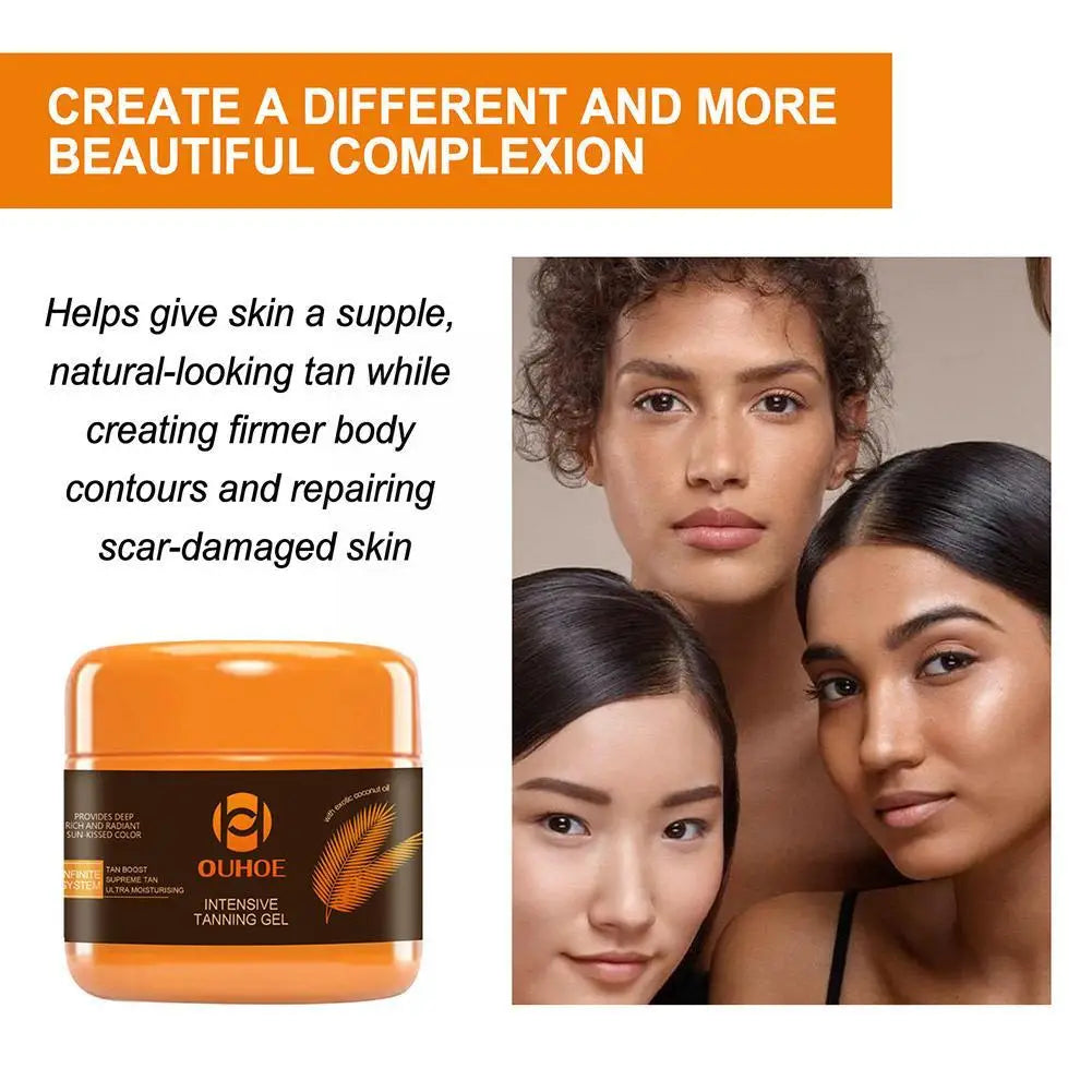 SunGlow™ 150g – Natuurlijk Bruin Zonder Zon in Slechts Enkele Minuten | 1+1 GRATIS