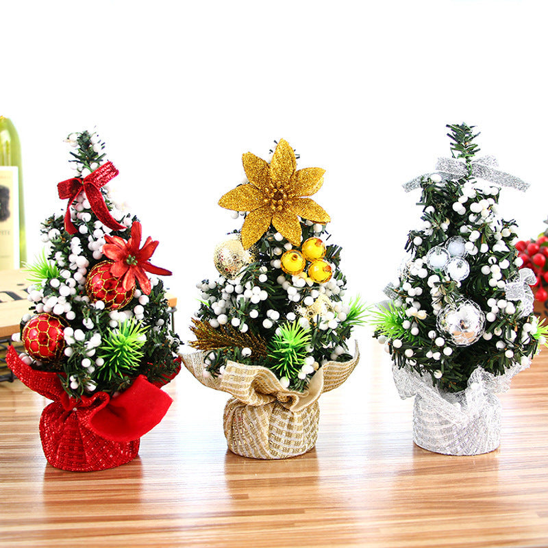 Kerstboom tafelversiering - Set van 3 | 50% KORTING