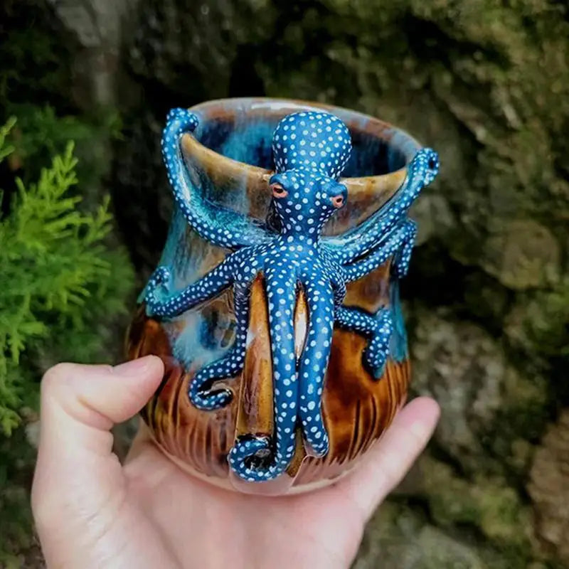 AquaMuse – Tentakel Koffiemok Design | 50% KORTING