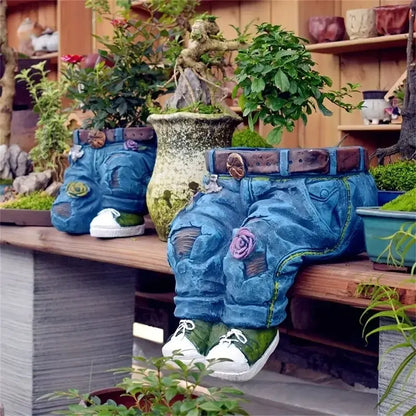DenimBloom™ – Bloempot in jeansvorm | 50% korting