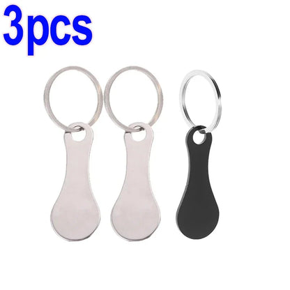 CartKey™ – Winkelwagentoken met roestvrijstalen sleutelhanger | 1+2 GRATIS