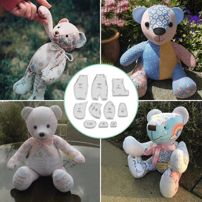 MemoryBear - Stencil liniaal set (10 stuks) | 50% KORTING