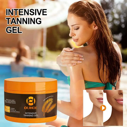 SunGlow™ 150g – Natuurlijk Bruin Zonder Zon in Slechts Enkele Minuten | 1+1 GRATIS
