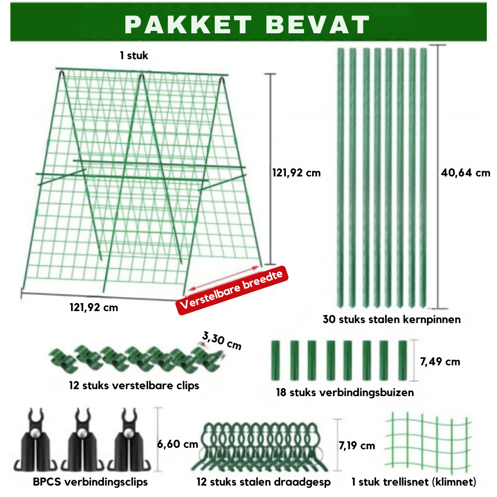 VerduraRise — Klimrek A-frame | 50% KORTING