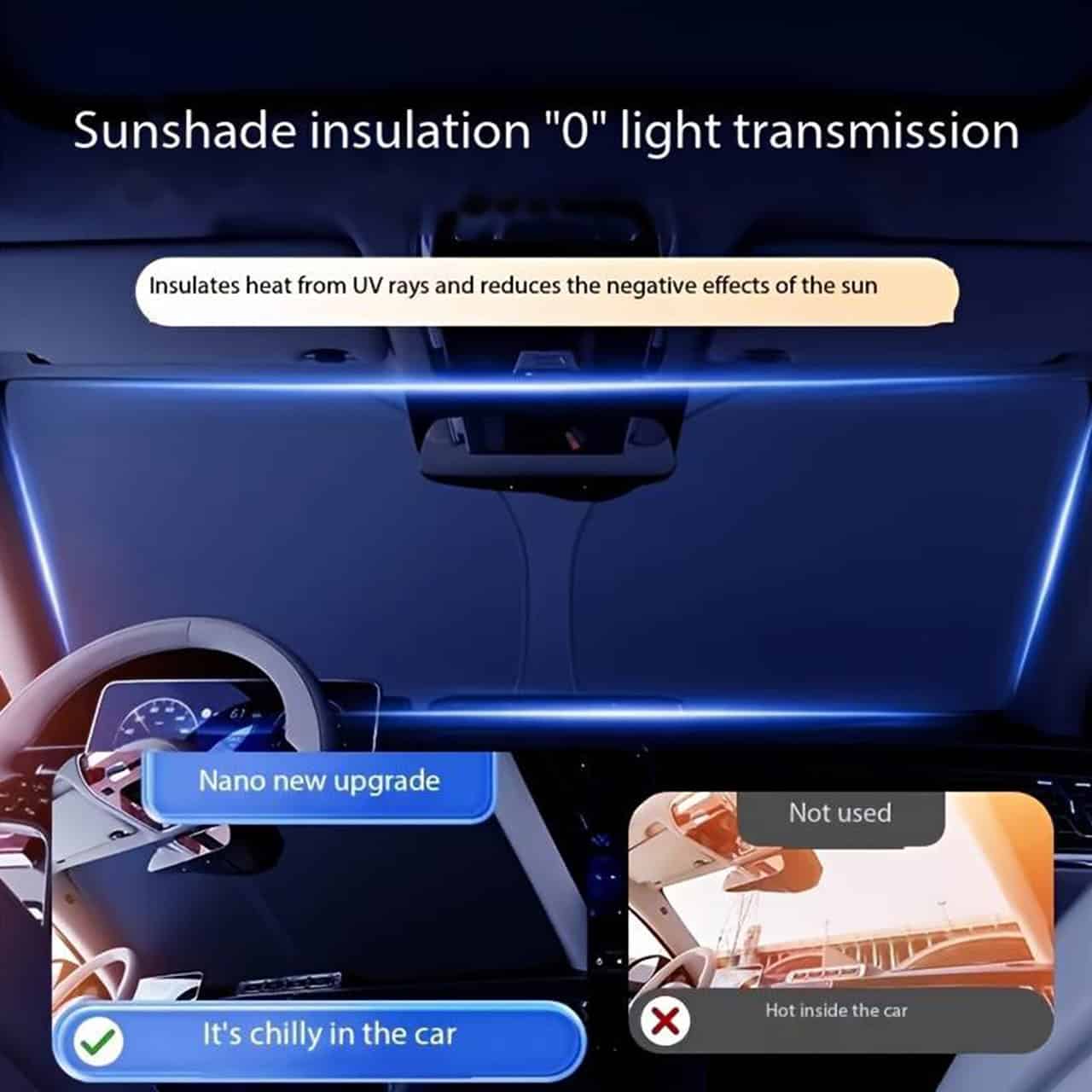SunVisor™ Uitschuifbare autozonnescherm voor voorruiten | 1+1 GRATIS