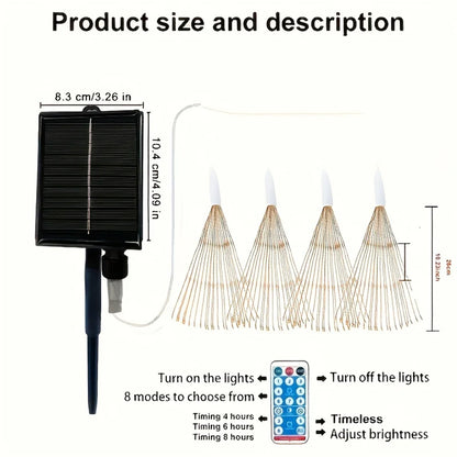 SolarGlow - Hangende Solar-Vuurwerkverlichting | 50% KORTING