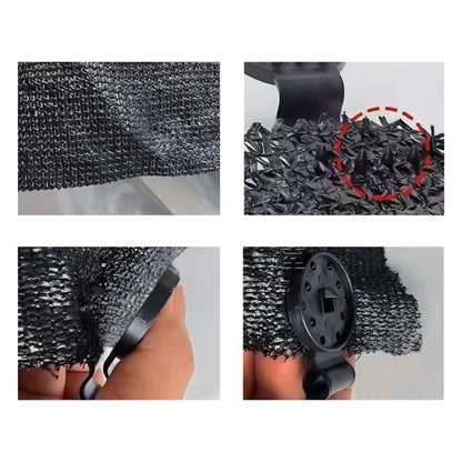 MeshFasteners™ – Naadloze veiligheid voor elke schaduwdoek | 50+50 GRATIS