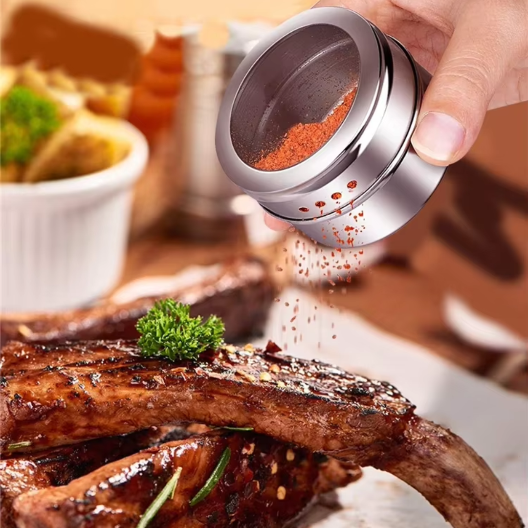 HerbMaster - Magnetische kruidenpotjes set | 50% KORTING