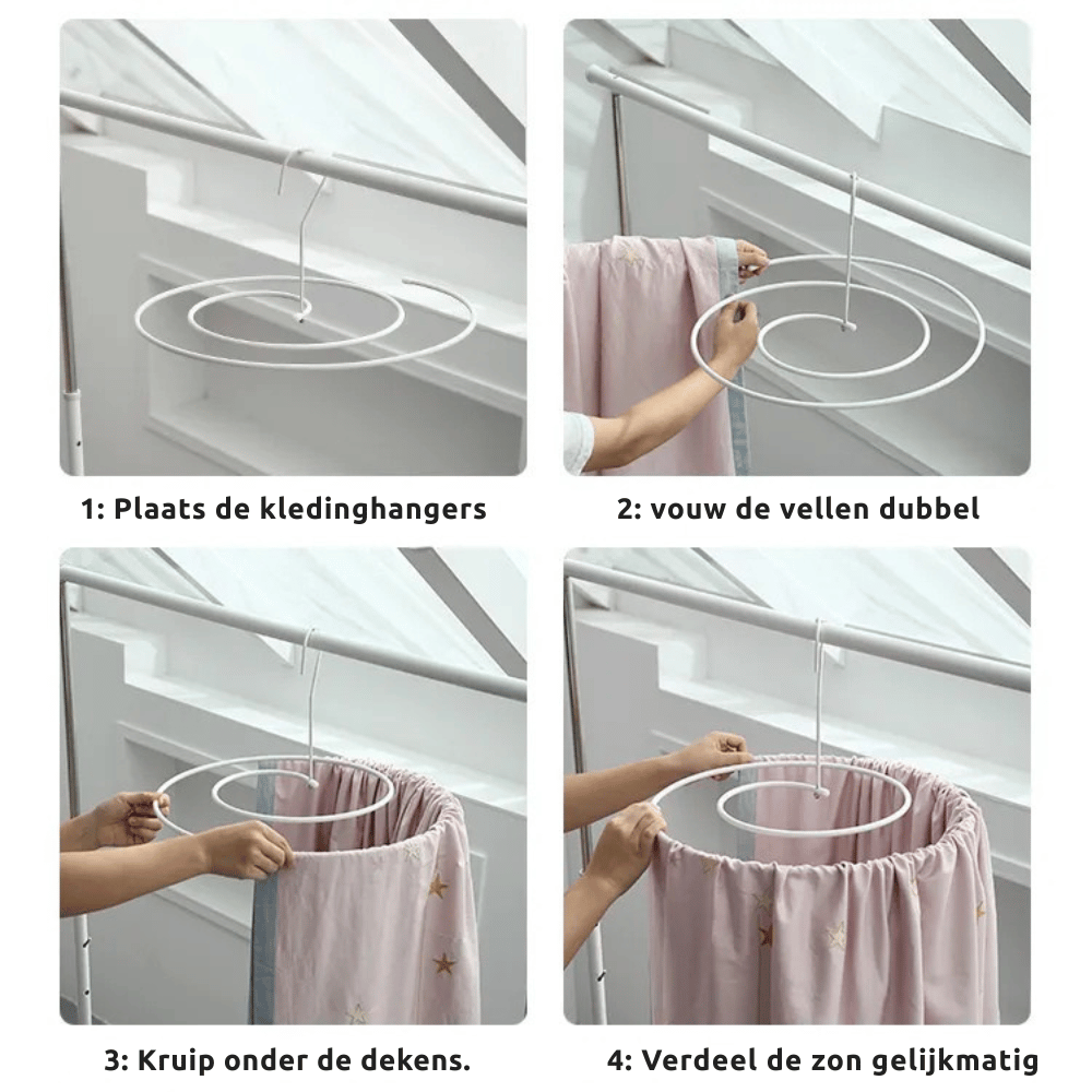 DryEase — Spiraal Wasdroger Hanger | 50% KORTING
