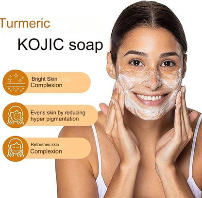 Turmeri Glow - Stralende teint zonder chemicaliën - natuurlijke glowverzorging met kurkuma en citroen | 1+2 GRATIS