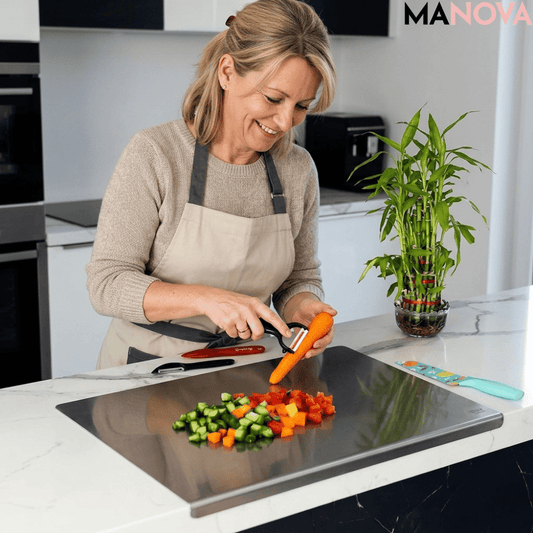 SteelRite — Snijplank van roestvrij staal | 50% KORTING