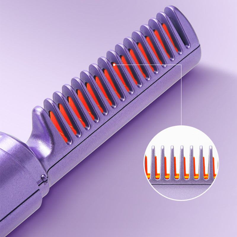 HeatComb - Oplaadbare 2-in-1 haarborstel voor stijltang en krultang | 50% KORTING