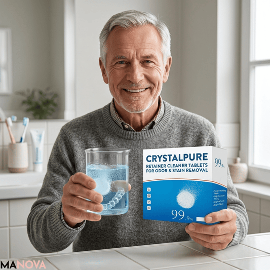 CrystalPure — Bruistabletten Gebitsprothese Reiniging | 1+2 GRATIS