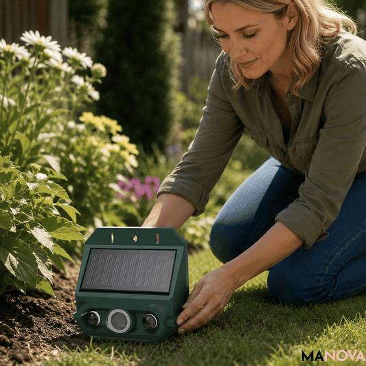 SolarGuard — Ultrasone Tuinbeschermer | 50% KORTING