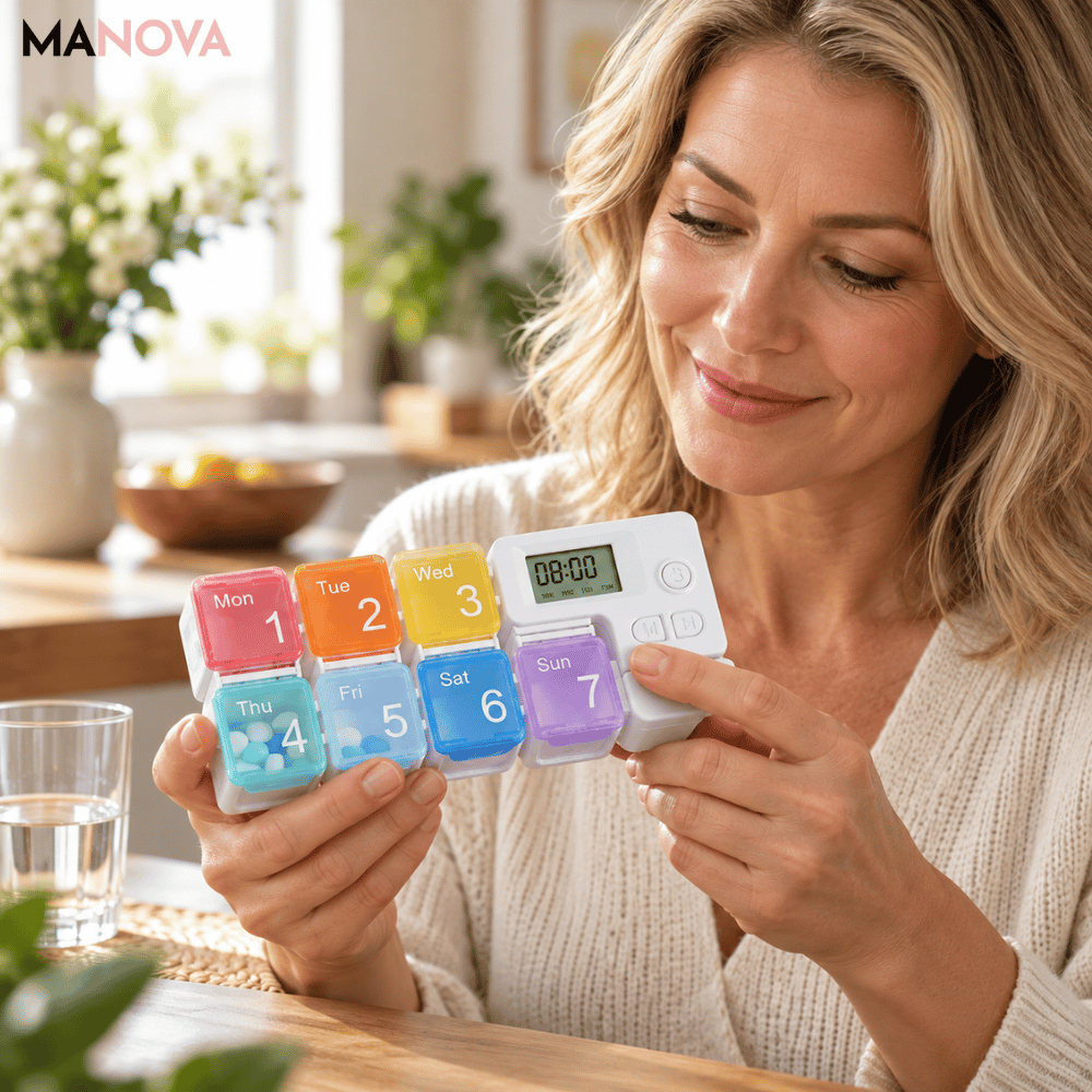SmartPill — Slimme Medicijnorganizer | 50% KORTING
