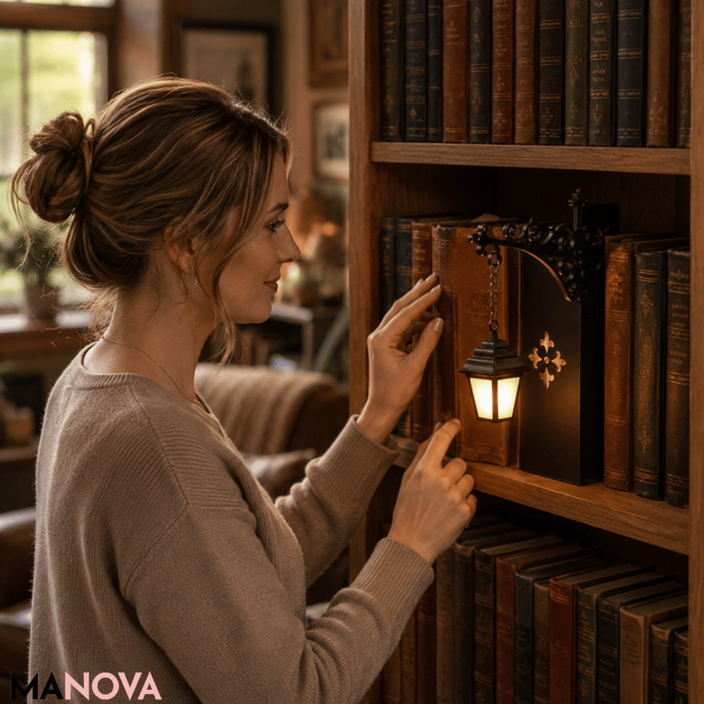 LanternLight — Vintage Boekensteun | 50% KORTING