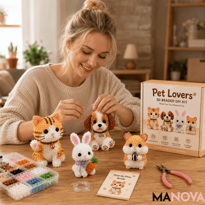 BeadCraft Bliss — DIY 3D-Dieren Kralenset | 50% KORTING