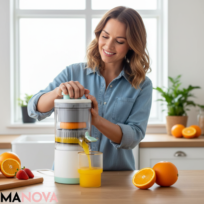JuiceMate - Mini elektrische fruitpers | 50% KORTING