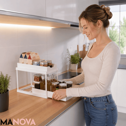 CabinetPro — Uitschuifbare Kast Organizer | 50% KORTING