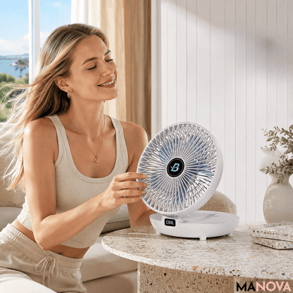 CoolFold — Opvouwbare USB Tafelventilator | 50% KORTING