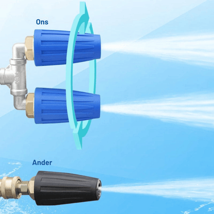 SwiftJet — Dual Turbo Nozzle | 50% KORTING