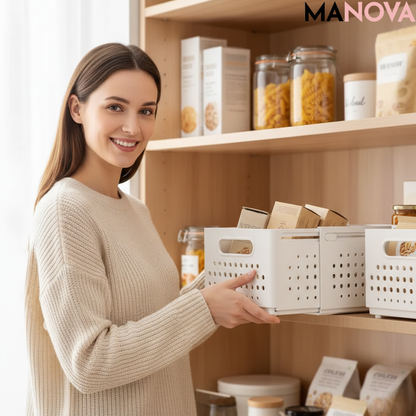FlexiStack – Uitschuifbare Kastorganizer | 50% KORTING