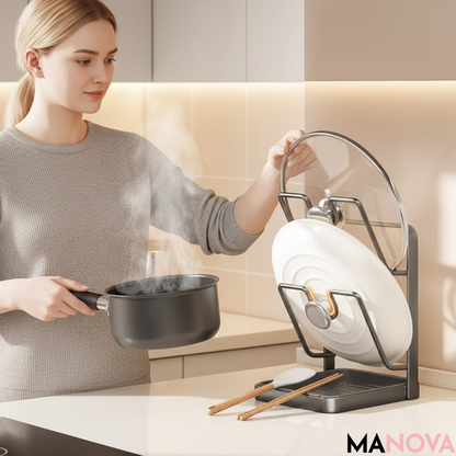 LidFlow – Deksels Organizer Rek | 50% KORTING