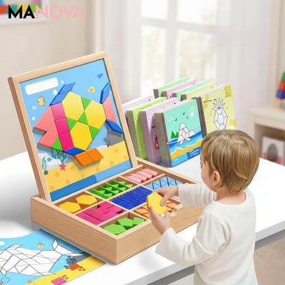 MagniPlay – Magnetisch houten puzzelspel | 50% KORTING