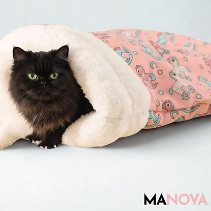 CozyWhiskers – Katten­slaapzak voor Warmte & Geborgenheid | 50% KORTING