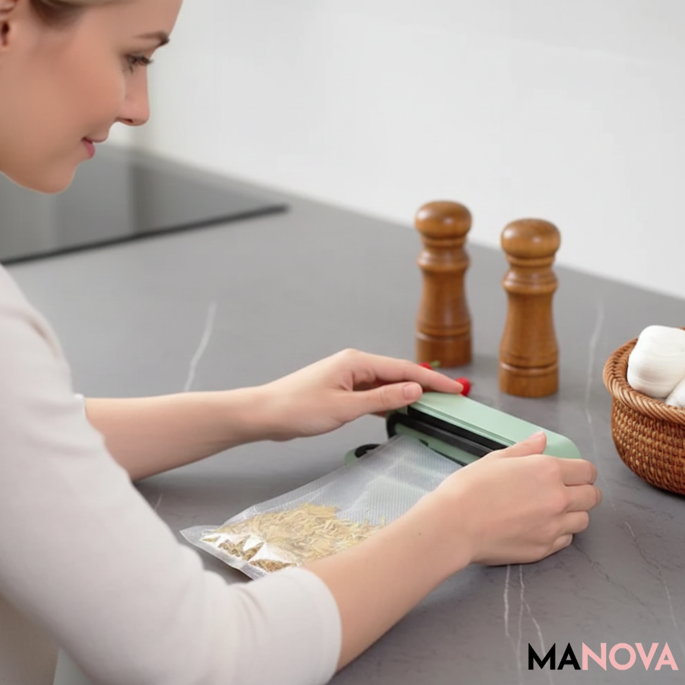 SealMate – Compacte draadloze vacuümsealer | 50% KORTING