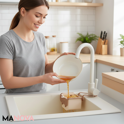 CleanSink – Multifunctionele afvoermand voor spoelbakken | 1+1 GRATIS