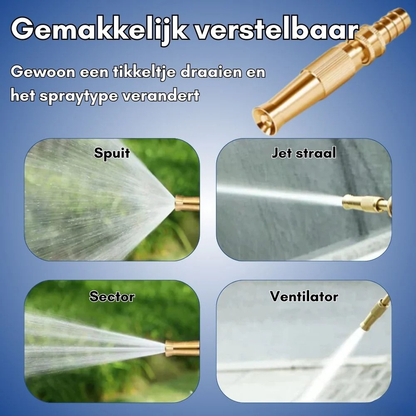 JetSpray – Verstelbare Hogedruk Sproeikop | 50% KORTING