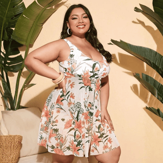 Isabella — Sculpting Plus-Size Swimjurk | 50% KORTING