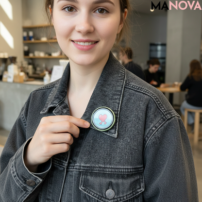 GlowBadge – Digitale Display E-Badge 2026 | 50% KORTING