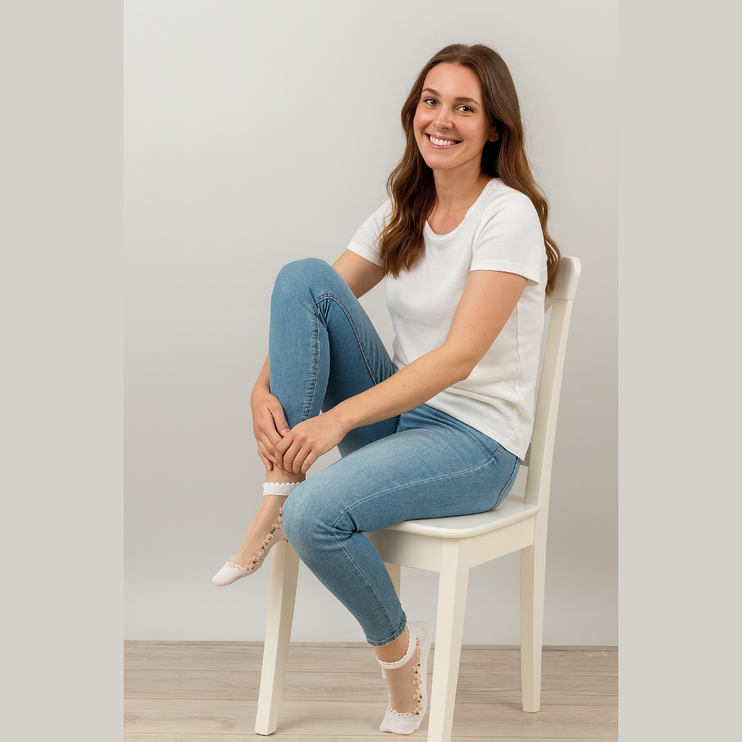 FloraLux – Elegante kanten sokjes | 5+5 paar GRATIS